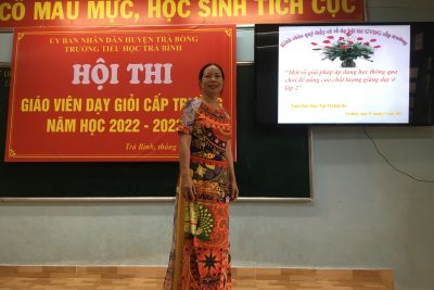 Hội thi Giáo viên dạy giỏi cấp trường năm học 2022-2023